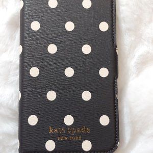 NWT Kate Spade cabana dot iphone XS magnetic case
